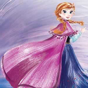 Disney Frozen Anna Sketch Art iPhone 13 Pro Max Clear Case